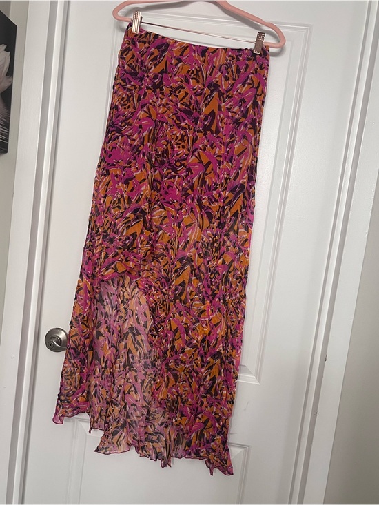 Patrizia Pepe Dresses & Skirts - Patrizia Pepe Pink and Orange Floral Maxi Skirt